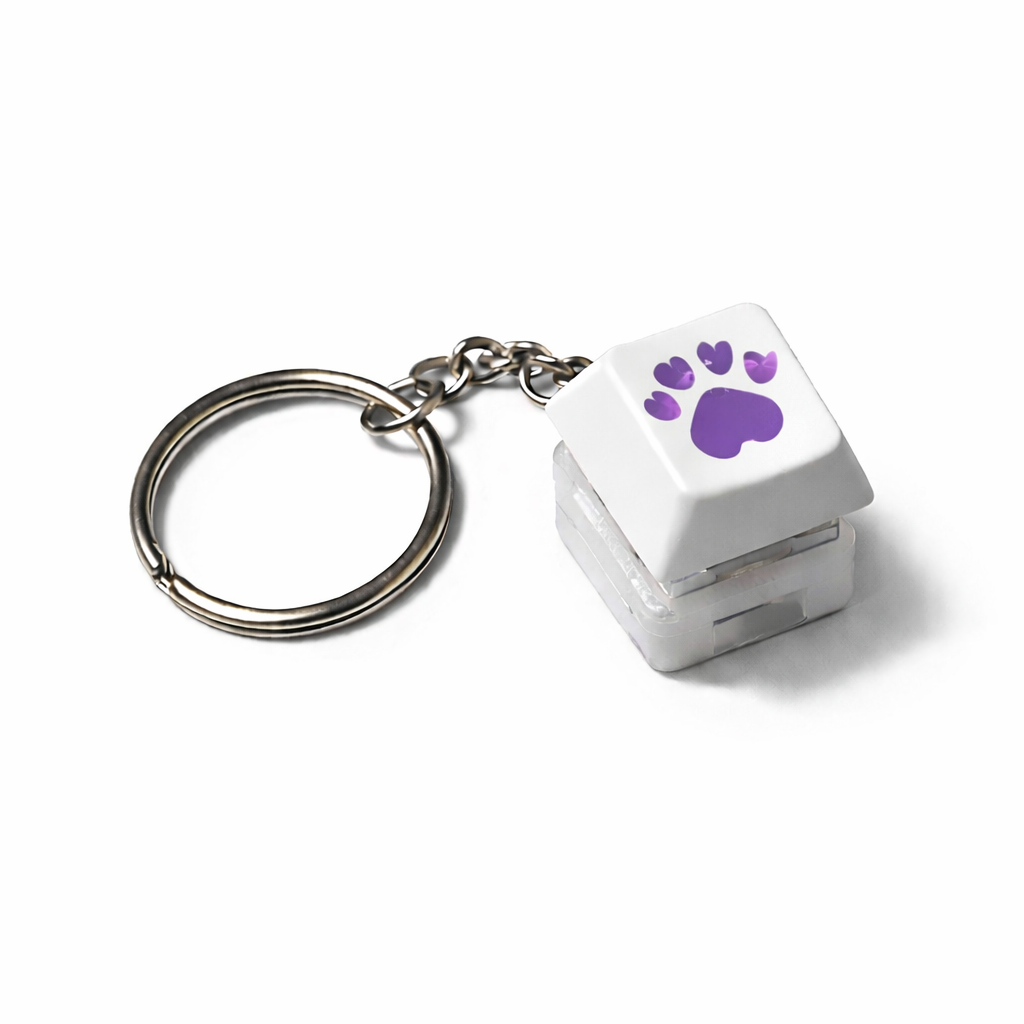 “Purple Paw” KEYchain